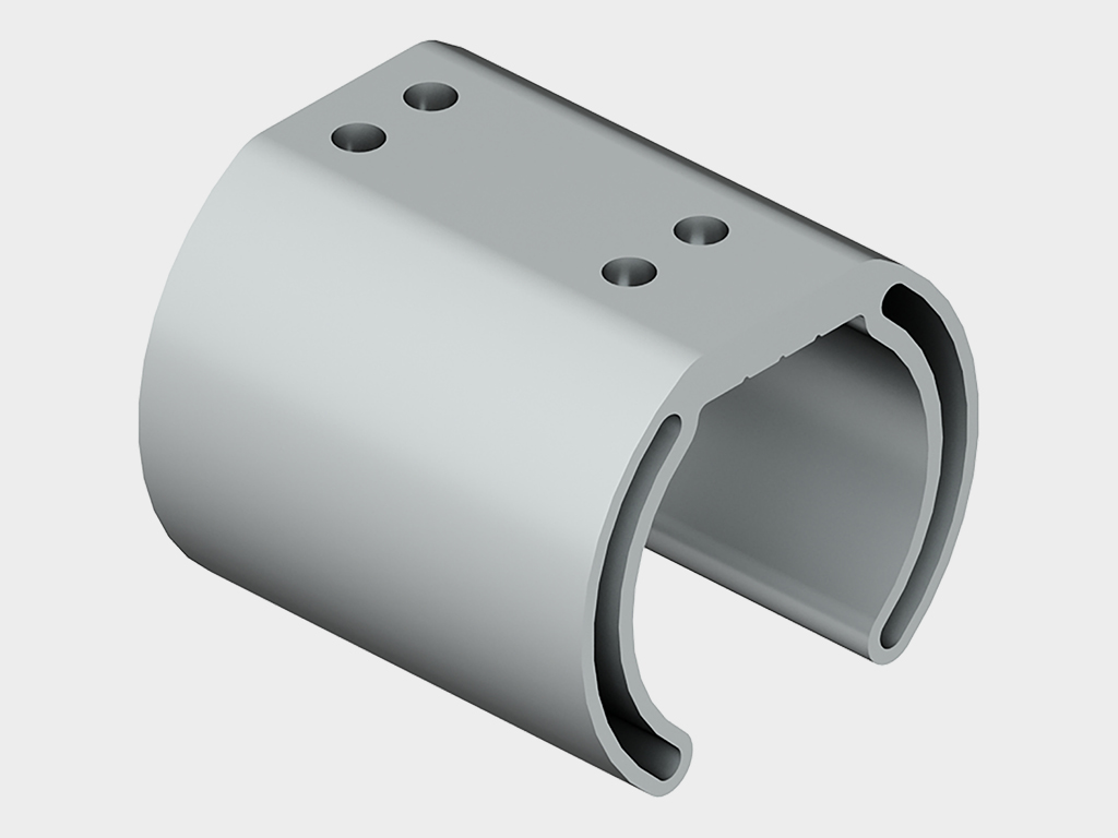 Qiyshiq suxar stoykaga nisbatan rigelni qiyshiq holda o‘rnatish imkonini beradi. Ushbu yechim konstruktsiya yaratish imkoniyatlarini kengaytiradi.